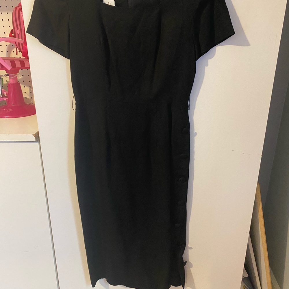 Black vintage dress.